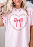 Pearl Bow Graphic Shirt