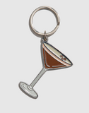 Espresso Martini Enamel Keychain