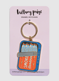 Sardines Enamel Keychain