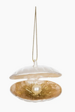 Pearl Oyster Glass Ornament