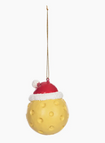 Pickleball Santa Ornament