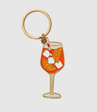 Aperol Spritz Enamel Keychain