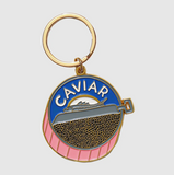 Caviar Enamel Keychain