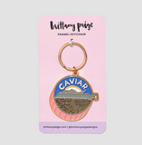 Caviar Enamel Keychain
