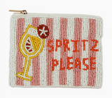 Beaded Spritz Please Coin Purse