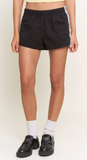 Personalized Windbreaker Side Stripe Lace Shorts
