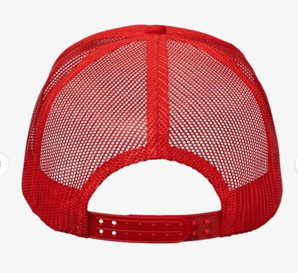 Le Croissant Patch Red Trucker Hat
