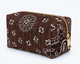 Personalized Western Bandana Cosmetic Bag