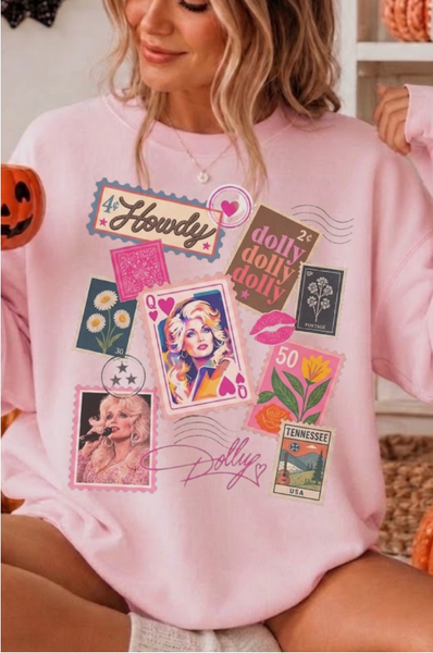Dolly Parton Collage Sweatshirt
