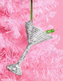 Disco Martini Ornament