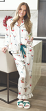 Christmas Cocktail Satin Pajamas