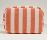 Customized Striped Cabana Striped Terry Cosmetic Travel Bag