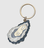 Oyster Enamel Keychain