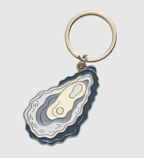 Oyster Enamel Keychain