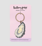 Oyster Enamel Keychain
