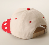 Personalized Two Tone Polka Dot Brim Hat