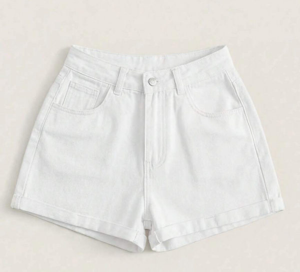 Personalized Mrs White Denim Shorts