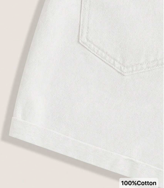 Personalized Mrs White Denim Shorts