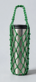 Portable Nylon Candy-Color Net Cup Holder Bag