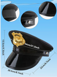 Personalized Kids Police Costume Hat