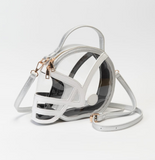 Clear Stadium Football Helmet Crossbody Bag