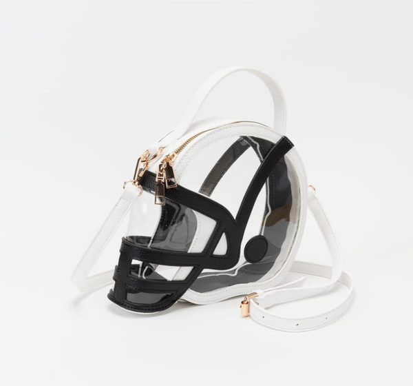 Clear Stadium Football Helmet Crossbody Bag