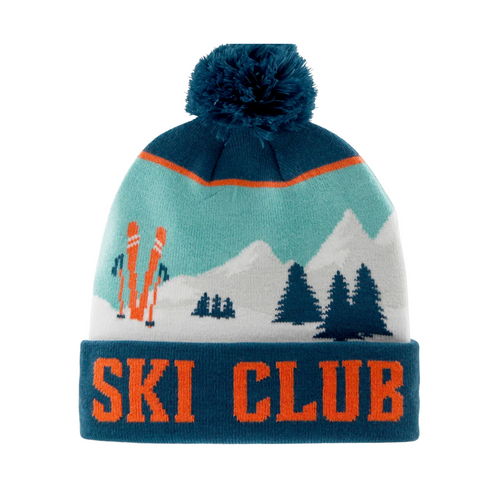 Ski Club Pom Pom Beanie