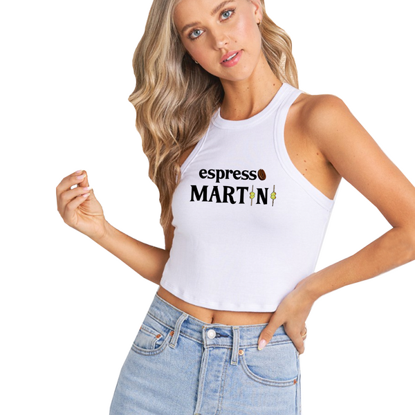 Espresso Martini Crop Tank Top