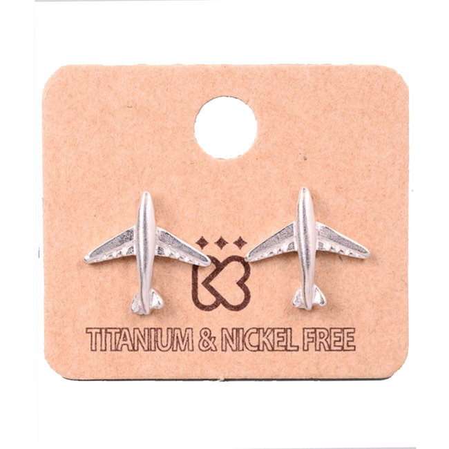 Airplane Stud Earrings