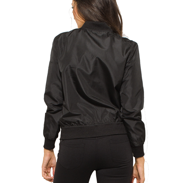 Black Bomber Jacket