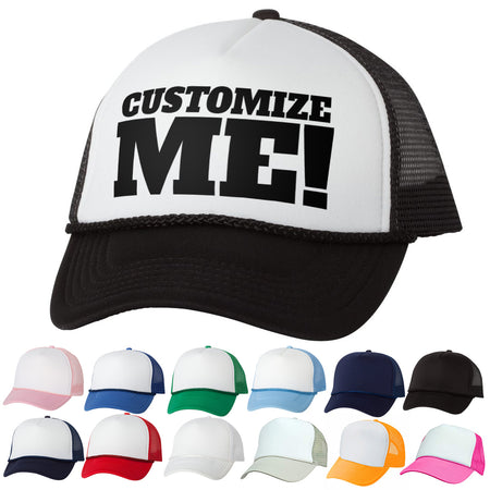 CUSTOM Full Color Graphic Image Trucker Hat