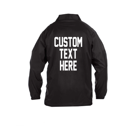 Custom Text Mens Olive Bomber Jacket