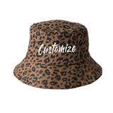 Custom Leopard Bucket Hat