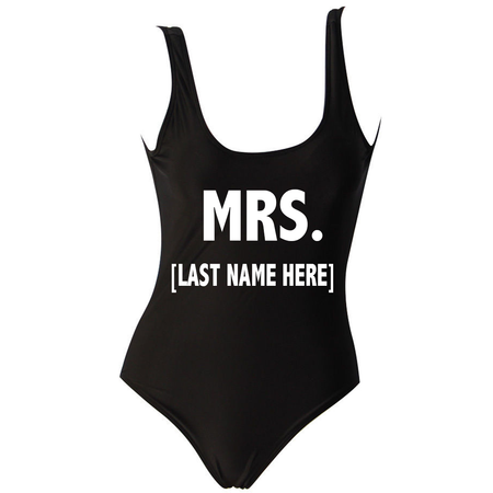 If Lost: Return Me to My Squad Black One Piece Swimsuit