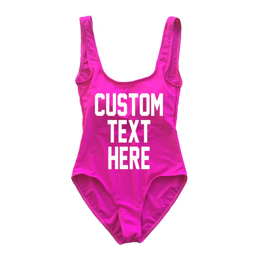 Custom one 2025 piece swimsuit