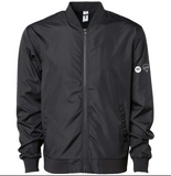 CUSTOM LISTING- Black Bomber Jacket with Logo