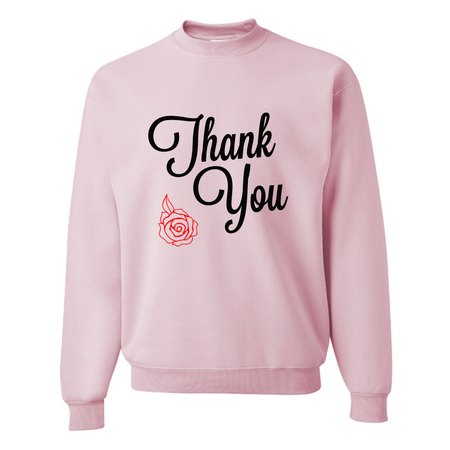 Girl Gang BFF Soft Pink Pullover Sweatshirt