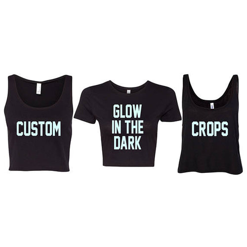 Glow In The Dark Crop Tops