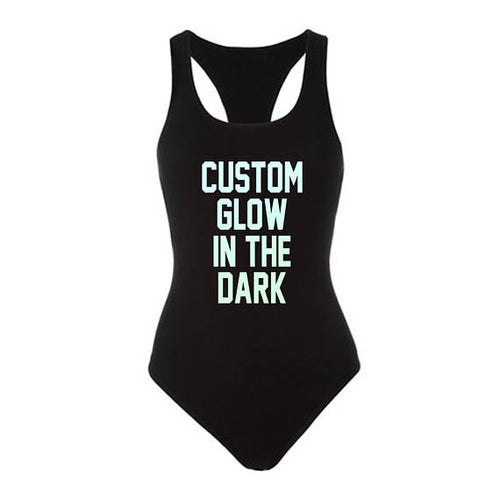 Glow In The Dark Racerback Bodysuit