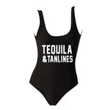 Tequila and Tanlines Black Swimsuit