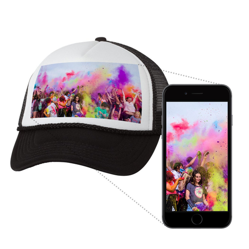 CUSTOM Full Color Graphic Image Trucker Hat